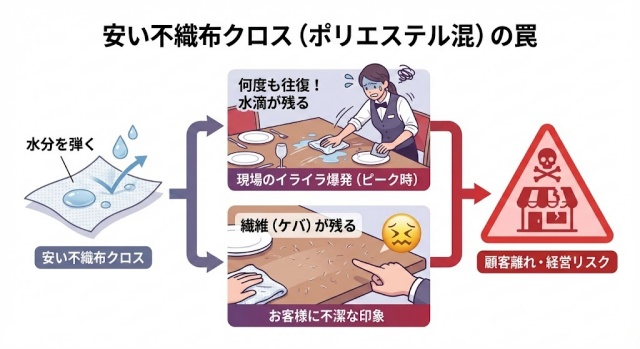 安いカウンタークロスの罠を説明した図